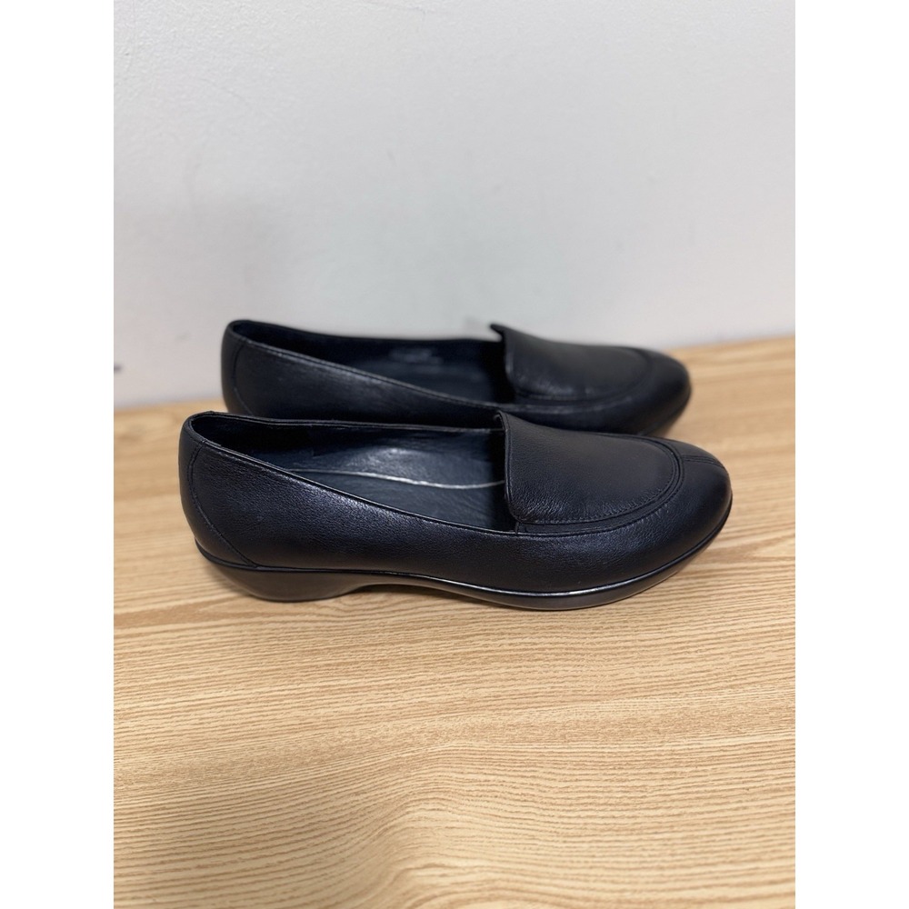 Dansko Shoes Womens Debra Wedge Loafer Black Leather 41 Us 10.5 11 Slip On Shoes
